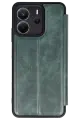 Newface Xiaomi Redmi Note 14 4G Kılıf Flip Cover - Koyu Yeşil