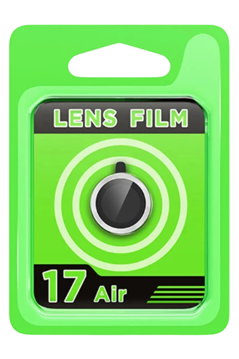Newface Apple iPhone 17 Air Raze Metal Kamera Lens - Gümüş