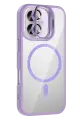 Joko Apple iPhone 16 Remim Lensli Magsafe Standlı Kapak - Lila