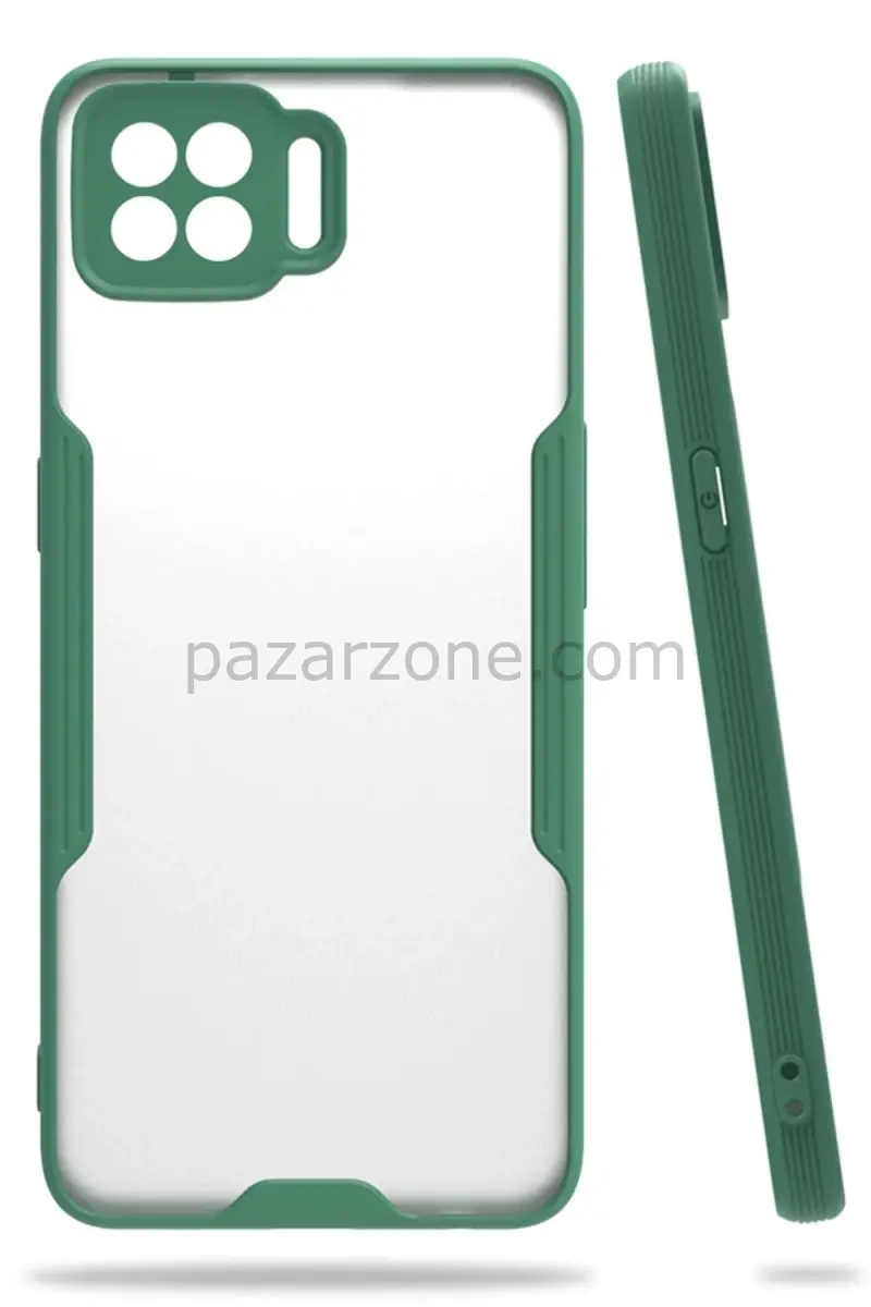 Newface Oppo A73 Kılıf Platin Silikon - Yeşil
