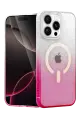 Newface Apple iPhone 15 Pro Max Pummel Shiny Magsafe Kapak - Pembe