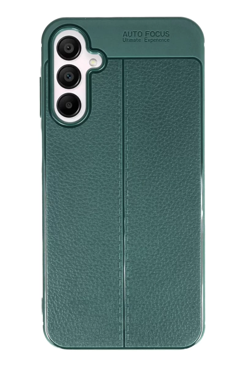 Newface Samsung Galaxy A55 5G Kılıf Auto Focus Kapak - Koyu Yeşil
