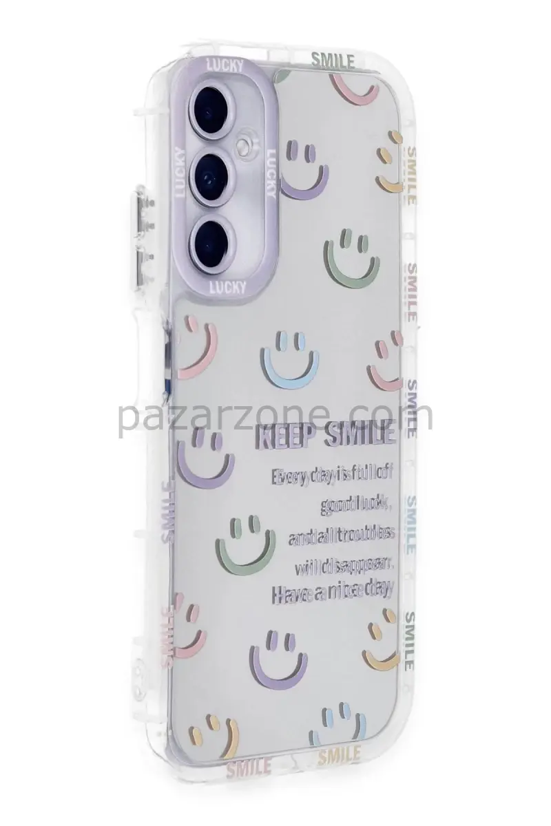 Newface Samsung Galaxy A25 5G Kılıf Reflexion Desenli Kapak - Desen 2
