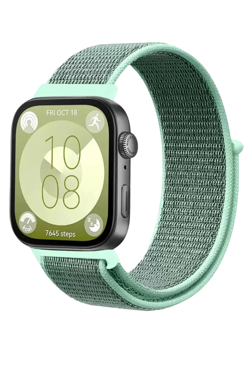 Newface Huawei Fit 4 Hasırlı Cırtcırtlı Kordon - Turkuaz