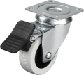Hts 334 - 50x20 Mm Çift Bilyalı Tablalı Frenli Teker 4 Adet