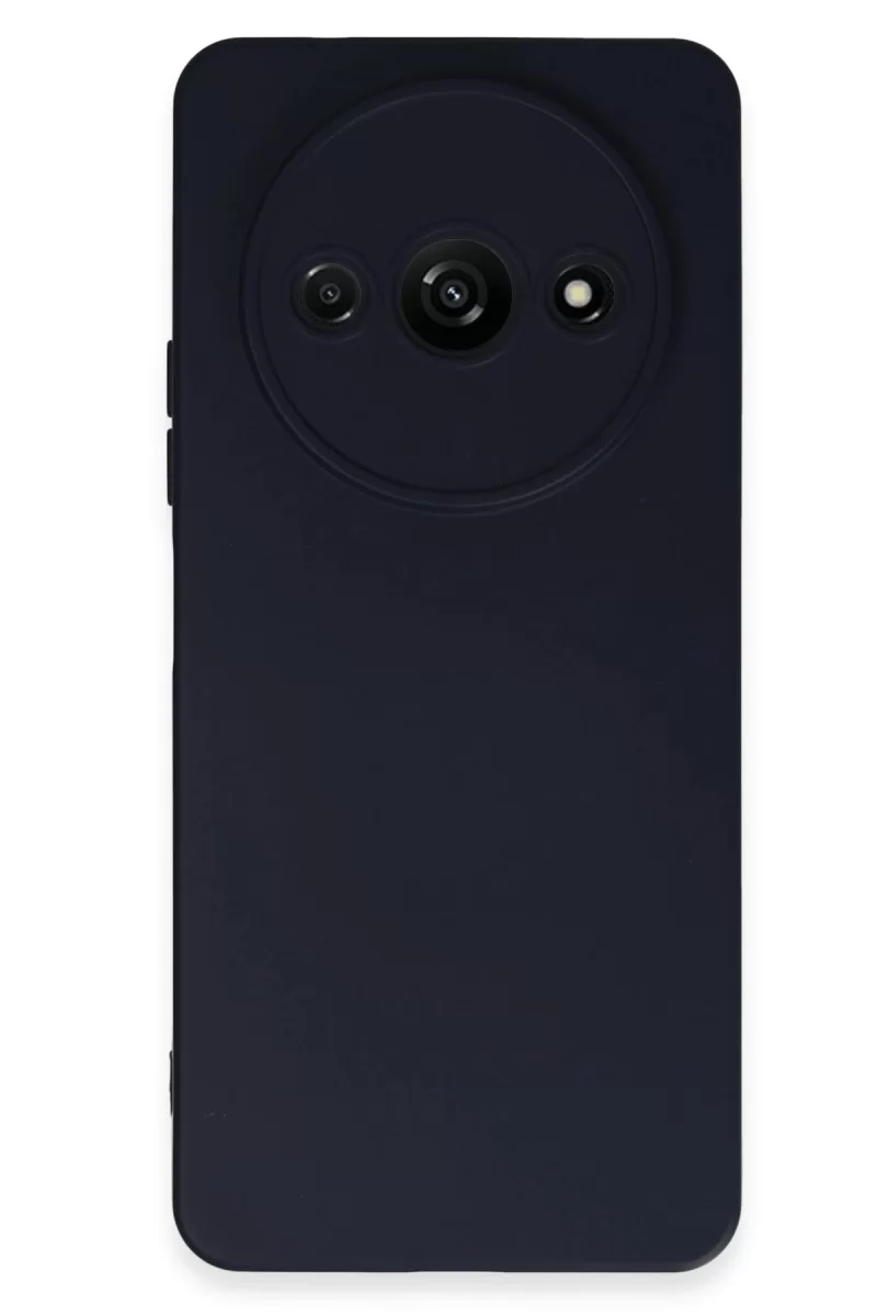 Newface Xiaomi Redmi A3 4G Kılıf Nano içi Kadife Silikon - Lacivert