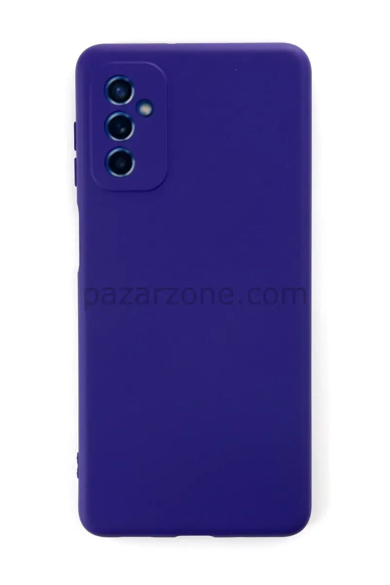 Newface Samsung Galaxy M52 5G Kılıf Nano içi Kadife Silikon - Mor