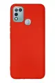 Newface İnfinix Hot 10 Play Kılıf Nano içi Kadife Silikon - Kırmızı