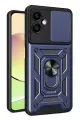 Newface Samsung Galaxy A07 4G Pars Lens Yüzüklü Silikon - Lacivert