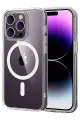 Newface Apple iPhone 14 Pro Max Combo Sert Şeffaf Magsafe Kapak - Şeffaf