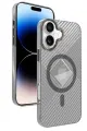 Joko Apple iPhone 16 Stella PC Sert Magsafe Kılıf - Siyah