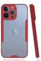 Newface Apple iPhone 14 Pro Kılıf Platin Silikon - Kırmızı