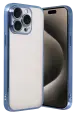 Newface Apple iPhone 15 Pro Max Razer Lensli Silikon - Açık Mavi