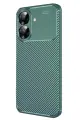 Newface Realme Note 60 Kılıf Auto Focus Karbon Kapak - Koyu Yeşil