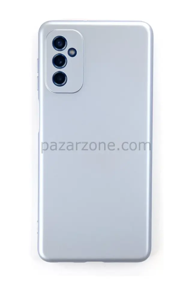 Newface Samsung Galaxy M52 5G Kılıf Nano içi Kadife Silikon - Sky Blue