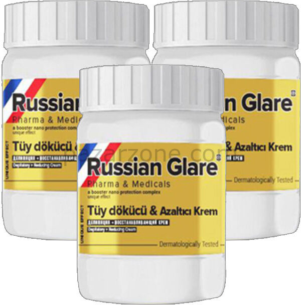 Glegnd Russ Glare Tüylere Krem Nano 3 Adet x 50 ml Russ Merhemi