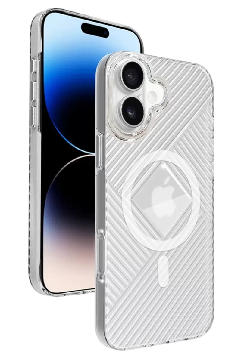 Joko Apple iPhone 16 Stella PC Sert Magsafe Kılıf - Şeffaf