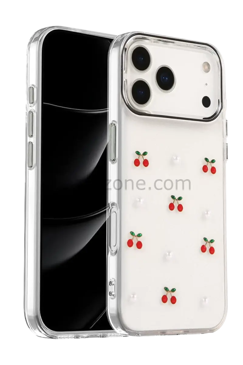 Newface Apple iPhone 17 Pro Max Fiyonk Desenli Kapak - Desen 9