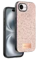 Onegif Apple iPhone 16E Bright Simli Kapak - Pembe