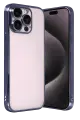 Newface Apple iPhone 15 Pro Max Razer Lensli Silikon - Lacivert