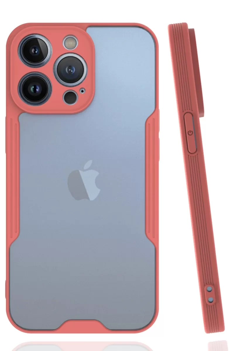 Newface Apple iPhone 14 Pro Kılıf Platin Silikon - Pembe