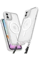 Newface Apple iPhone 11 Kılıf Enka Magsafe Silikon Kılıf - Şeffaf