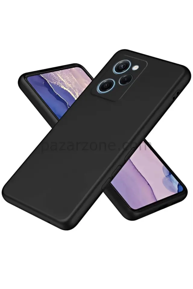 Newface Xiaomi Poco X5 Pro 5G Nano içi Kadife Silikon - Siyah