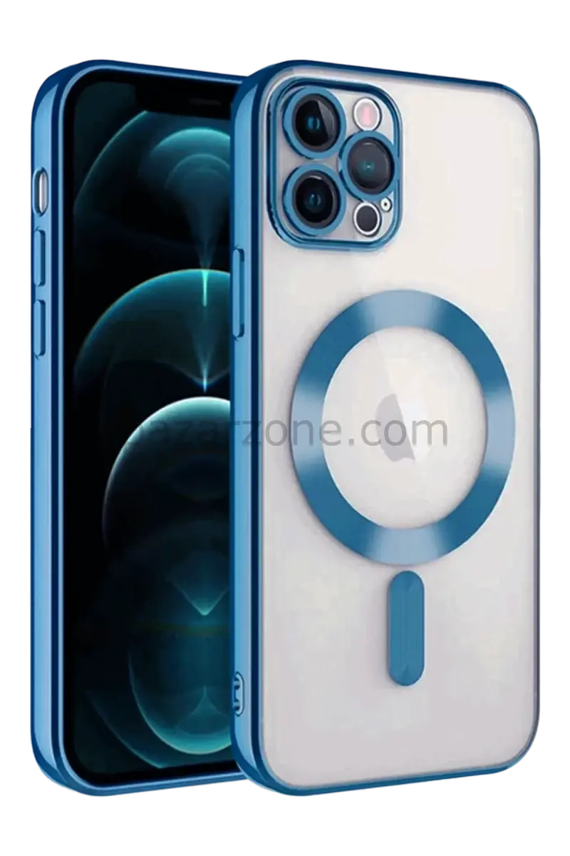 Newface Apple iPhone 13 Pro Kılıf Kross Magneticsafe Kapak - Sierra Blue