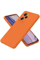 Newface Xiaomi Poco X5 Pro 5G Nano içi Kadife Silikon - Turuncu