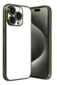 Newface Apple iPhone 15 Pro Max Razer Lensli Silikon - Yeşil