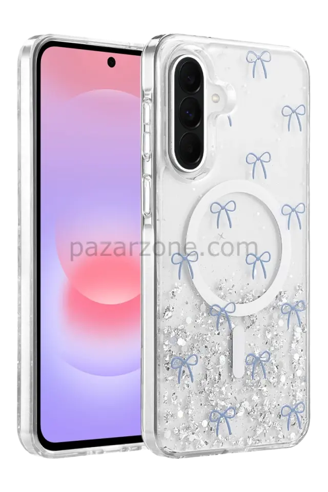 Onegif Samsung Galaxy A37 5G Misk Simli Magsafe Kapak - Desen 3