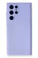 Newface Samsung Galaxy S23 Ultra Kılıf Nano içi Kadife Silikon - Lila