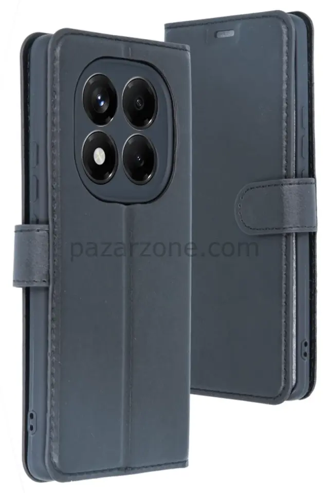 Newface Xiaomi Redmi Note 14 4G Kılıf Trend S Plus Kapaklı Kılıf - Siyah