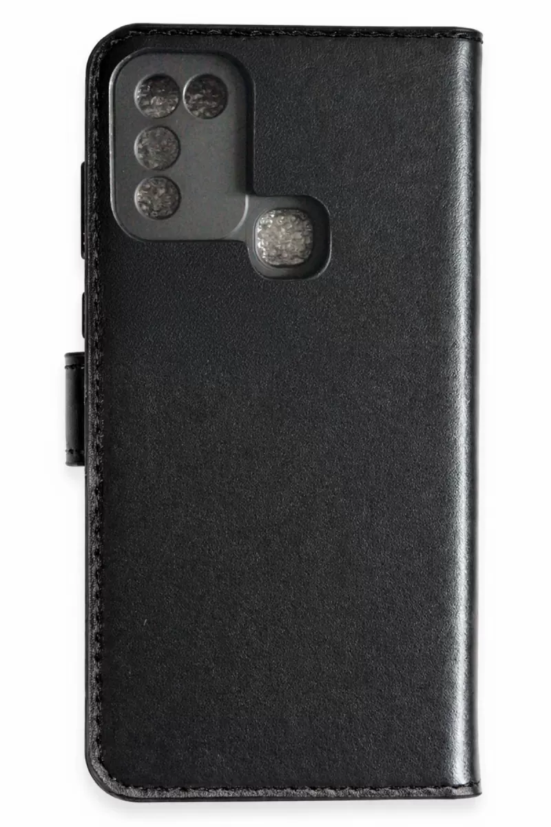 Newface İnfinix Hot 10 Play Kılıf Trend S Plus Kapaklı Kılıf - Siyah