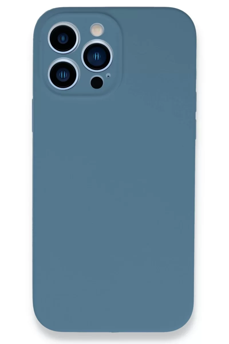 Newface Apple iPhone 13 Pro Kılıf Lansman Legant Silikon - Açık Mavi