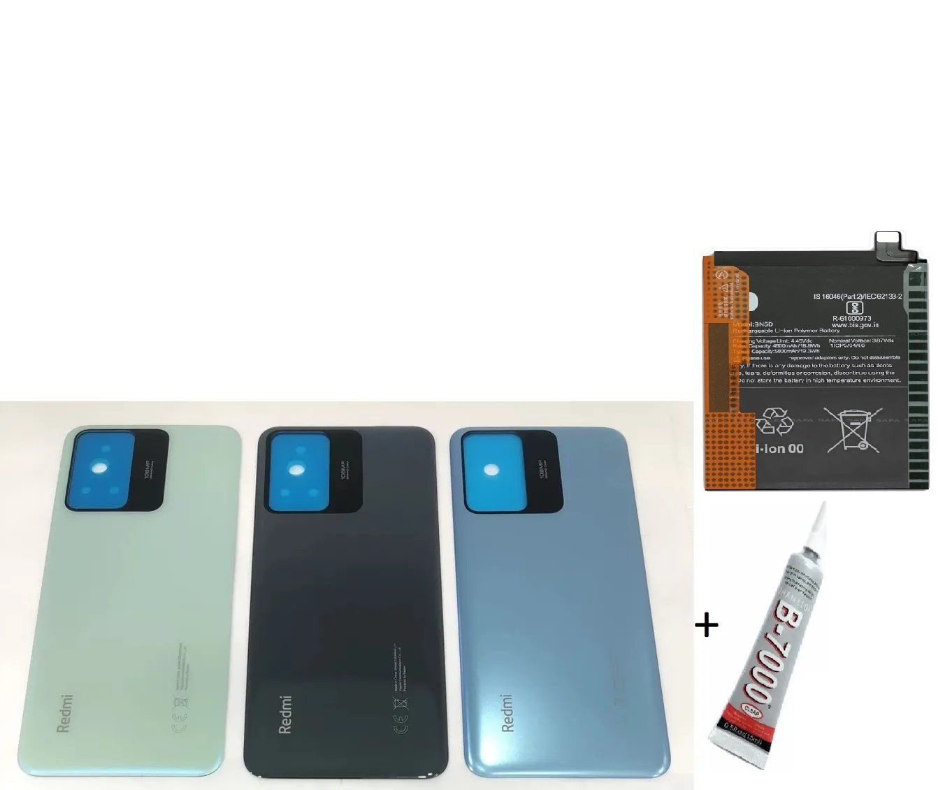REDMİ NOTE 12S ARKA BATARYA KAPAĞI ,BATARYA VE B70