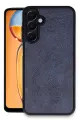 Newface Samsung Galaxy M15 Kılıf Aras Deri Kapak - Lacivert