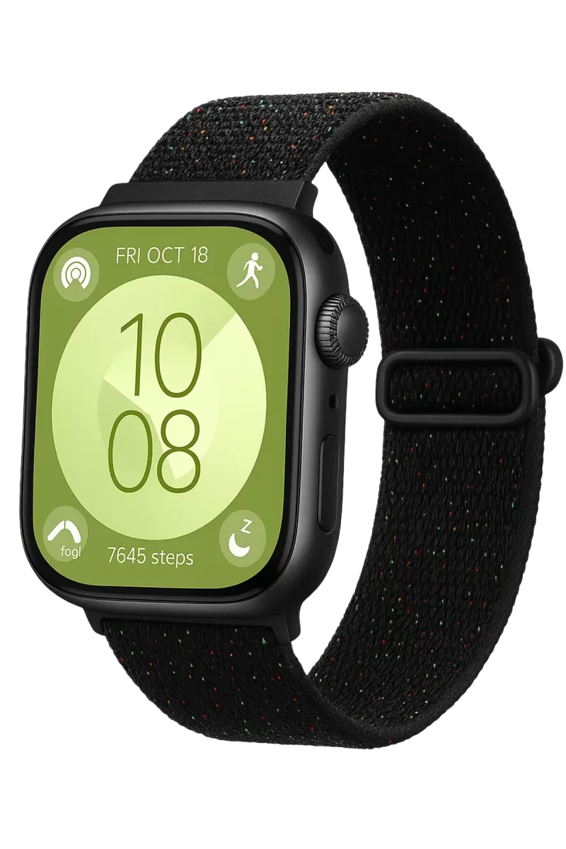 Newface Huawei Fit 4 Star Kordon - Benekli Siyah