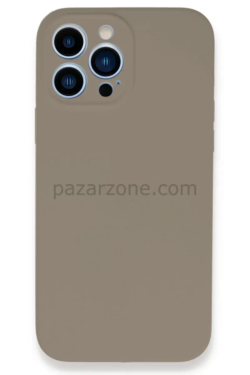 Newface Apple iPhone 13 Pro Kılıf Lansman Legant Silikon - Bej