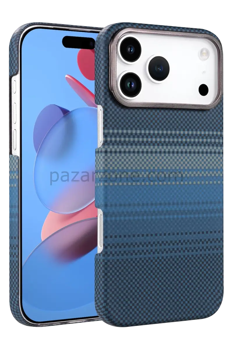 Newface Apple iPhone 17 Pro Max Vega Magsafe Kapak - Mavi