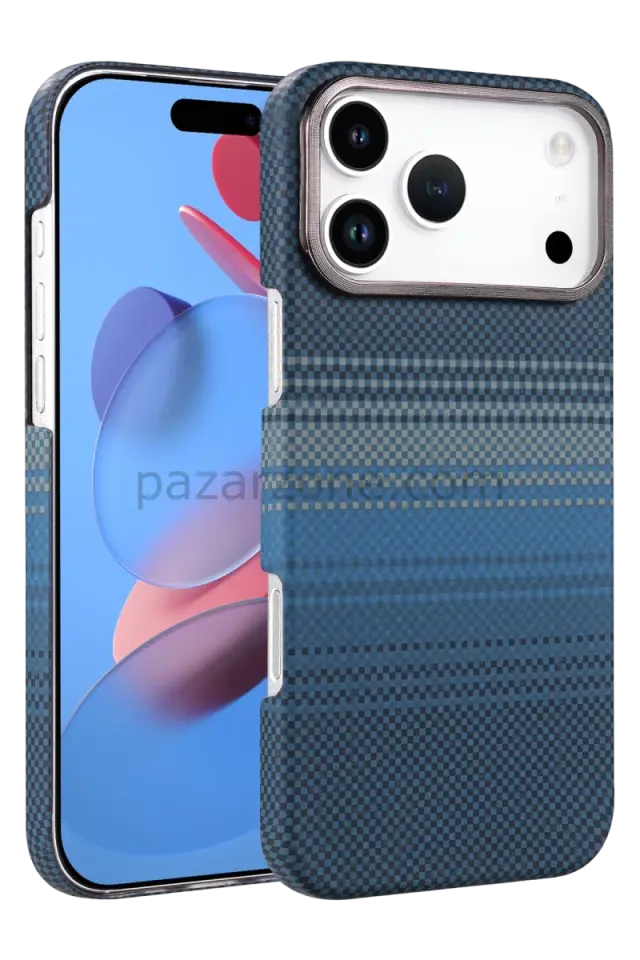 Newface Apple iPhone 17 Pro Max Vega Magsafe Kapak - Mavi