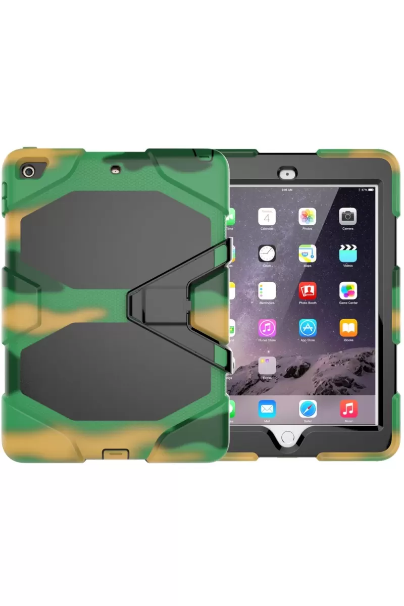 Newface Apple iPad 5 Air 9.7 Kılıf Griffin Tablet Kapak - Kamuflaj