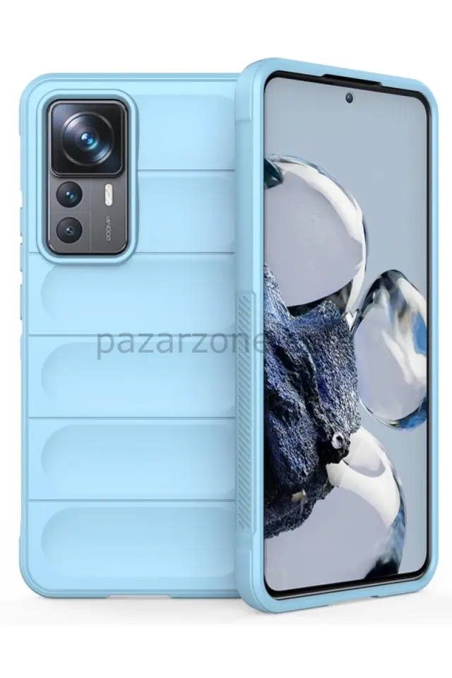Newface Xiaomi Mi 12T Pro Kılıf Optimum Silikon - Sky Blue