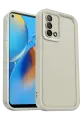 Newface Oppo A74 4G Kılıf Viera Silikon - Krem