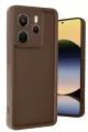 Newface Xiaomi Redmi Note 14 4G Kılıf Viera Silikon - Kahverengi