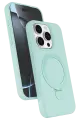 Newface Apple iPhone 15 Pro Max Regal Magsafe Standlı Kapak - Su Yeşili