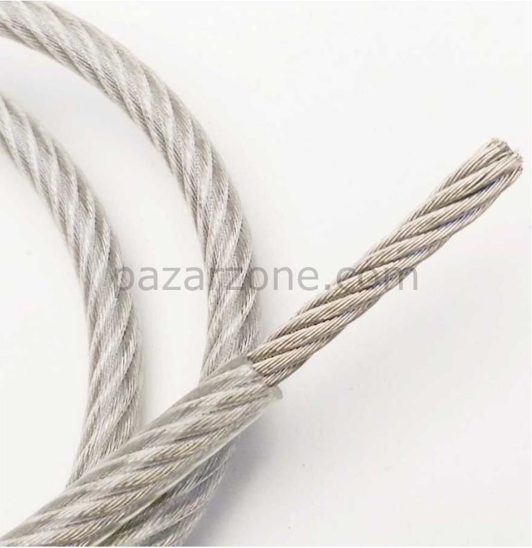 Ennalbur İzoleli Çelik Halat 8 mm 5 Metre