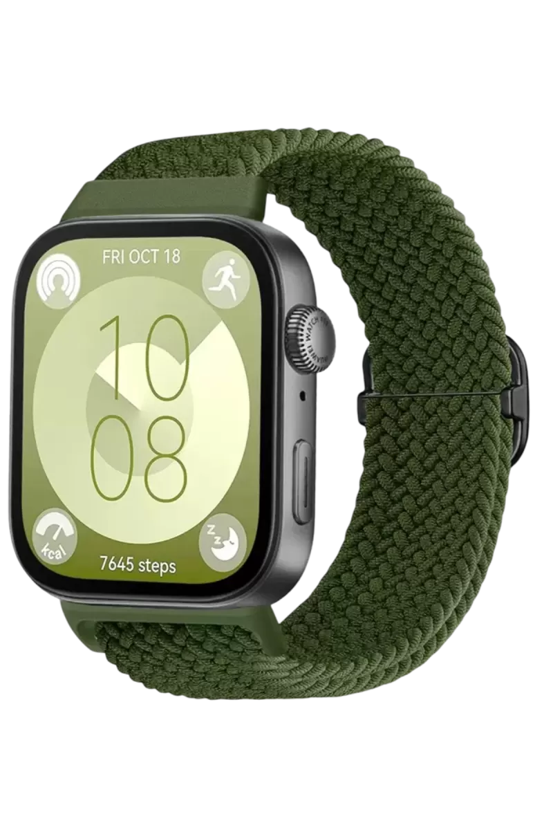 Newface Huawei Fit 4 Star Kordon - Koyu Yeşil