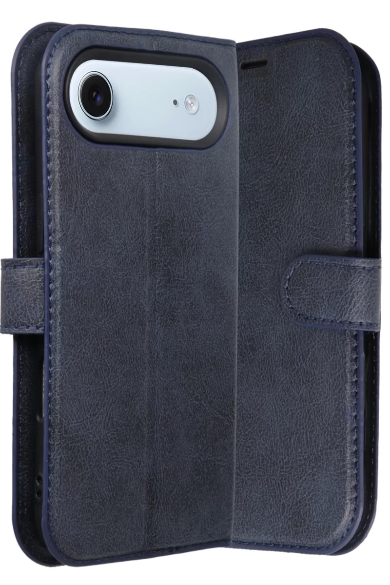 Newface Apple iPhone 17 Air Trend S Plus Kapaklı Kılıf - Lacivert