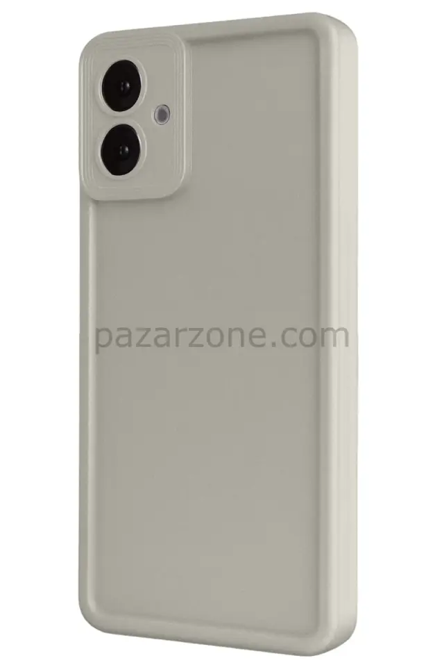 Newface Samsung Galaxy A07 4G Viera Silikon - Krem